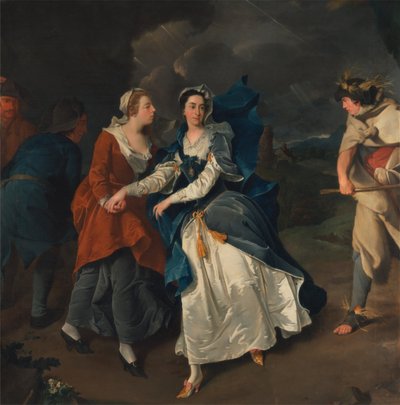 Mrs. Cibber as Cordelia by Peter van Bleeck
